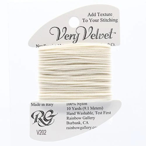 Very Velvet - V202 White