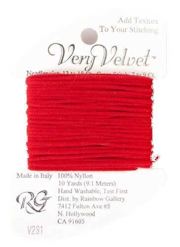Very Velvet - V231 Christmas Red