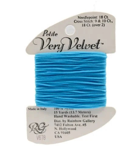 Petite Very Velvet - V678 Turquoise