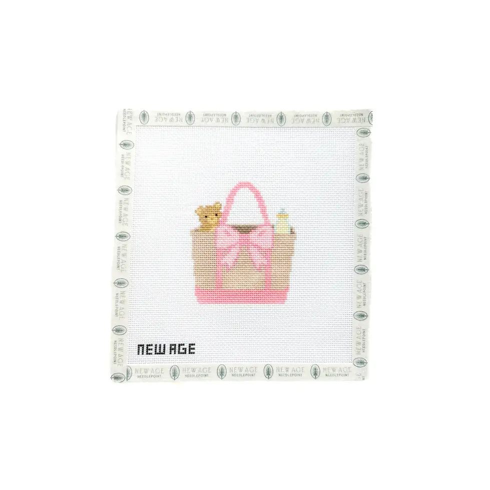 Baby Girl Pink Tote Bag Canvas