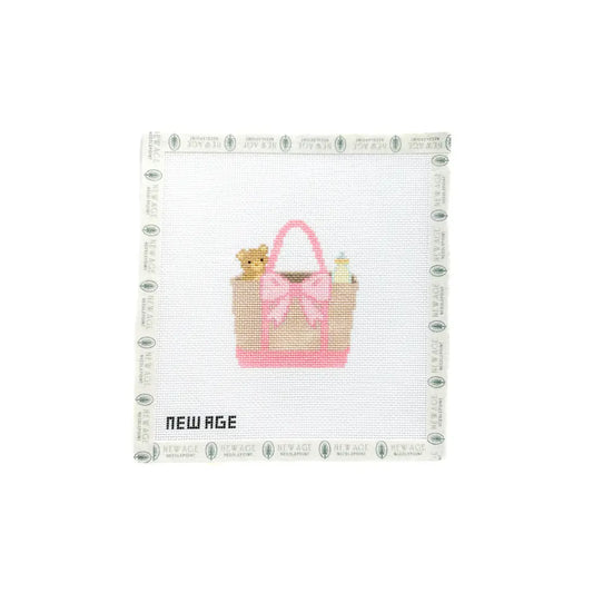 Baby Girl Pink Tote Bag Canvas