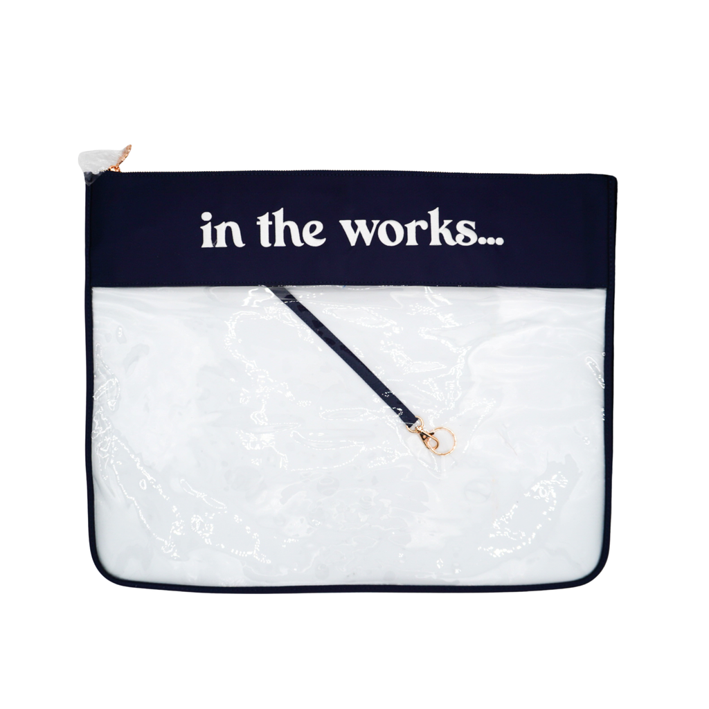 Extra Large In The Works Project Bag: Olive