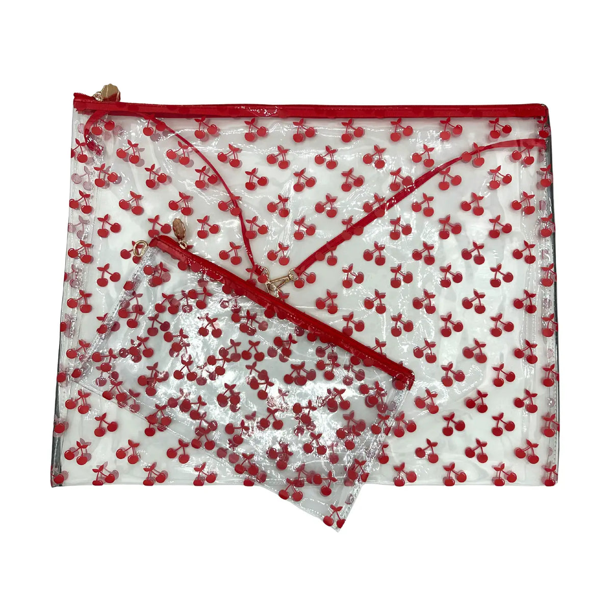 XL PVC+ Cherry Project Bag