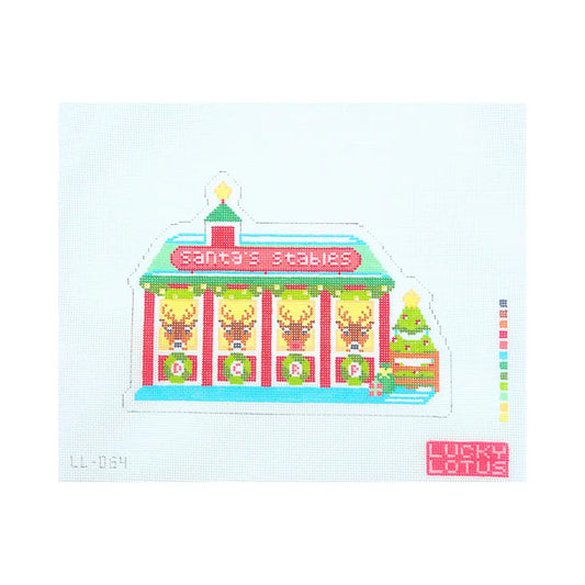 Santa's Stables Christmas Village