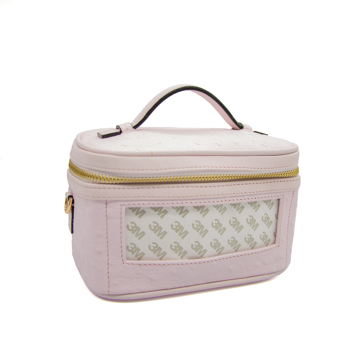 VAN-LIGHT PINK Ostrich Leather Vanity Light Pink