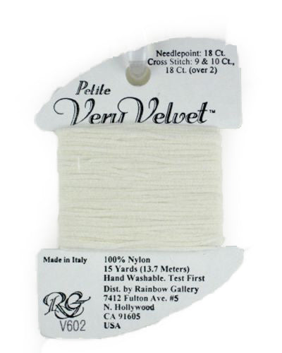 Petite Very Velvet - V602 White