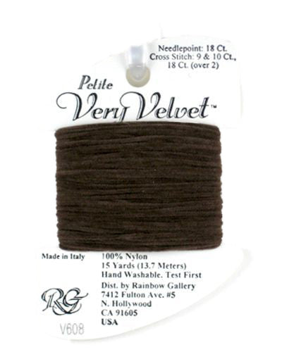 Petite Very Velvet - V608 Dark Brown