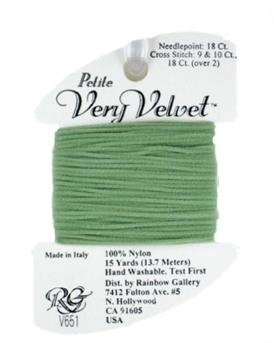 Petite Very Velvet - V651 Sage Green