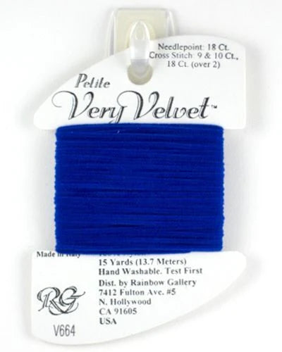 Petite Very Velvet - V664 Indigo Blue