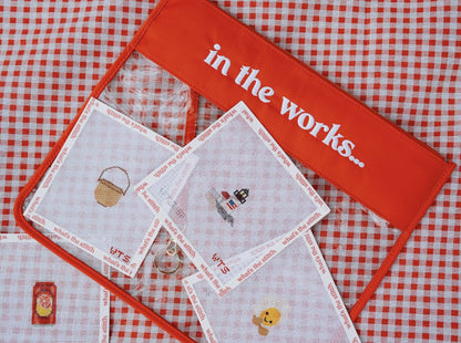 In The Works Project Bag: Cherry