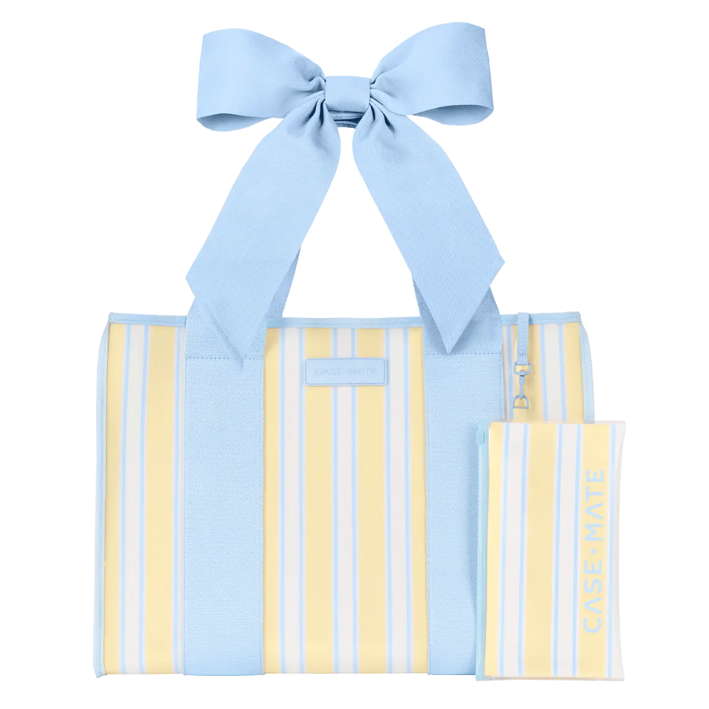 Case-Mate Cabana Stripe Bow Jelly Tote Bag