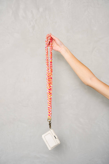 Extended Size Scrunchie Lanyard: Black Luxe
