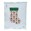 Red Bows & Trees Mini Stocking