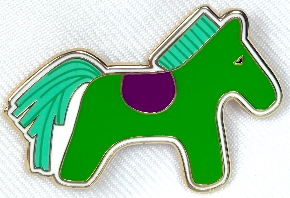 Hermès Pegasus Green/Teal Needle Minder