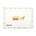 Christmas Dog and Sled Canvas