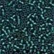 Bottle Green Frosted Bead