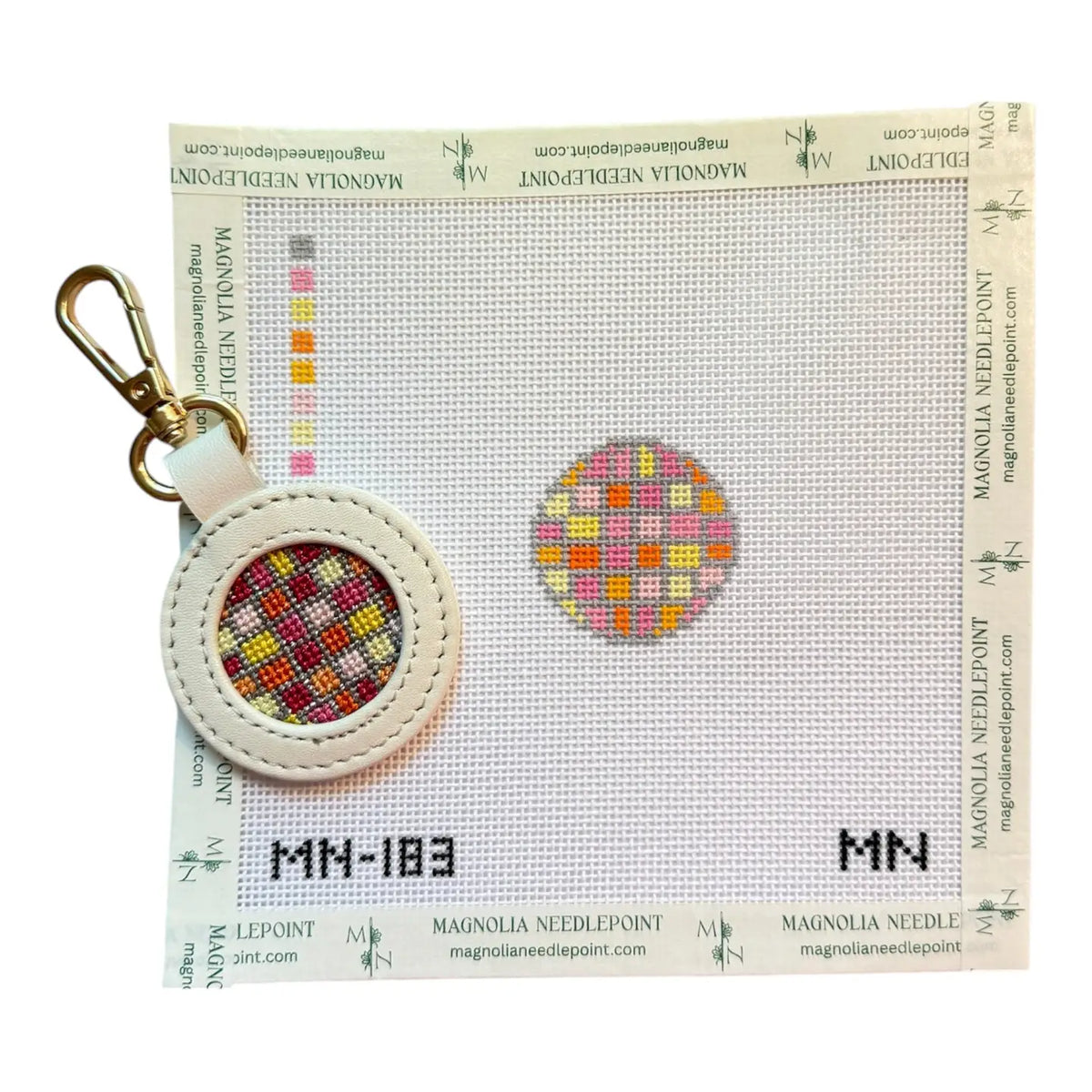 Pink Disco Ball Mini Key Fob Insert