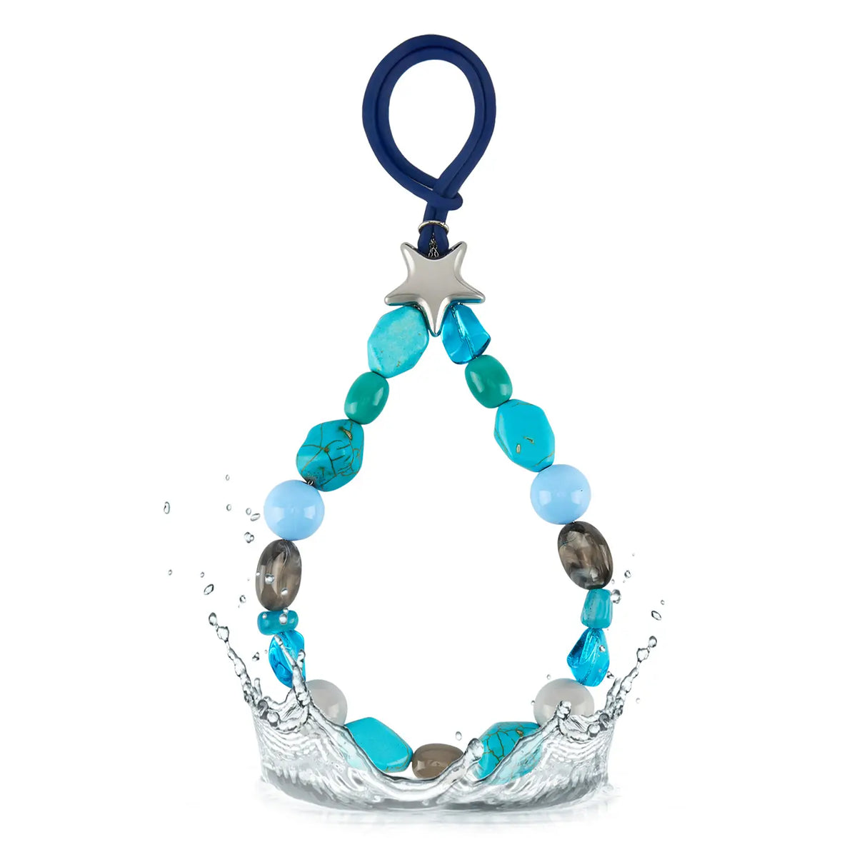Case-Mate Turquoise Stone Beaded Bag Charm Accessory