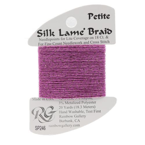 Silk Lame Braid Petite - 246 Vintage Wine