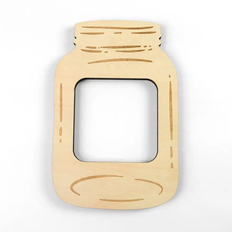 Mason Jar 4" X 4" Stretcher Frame