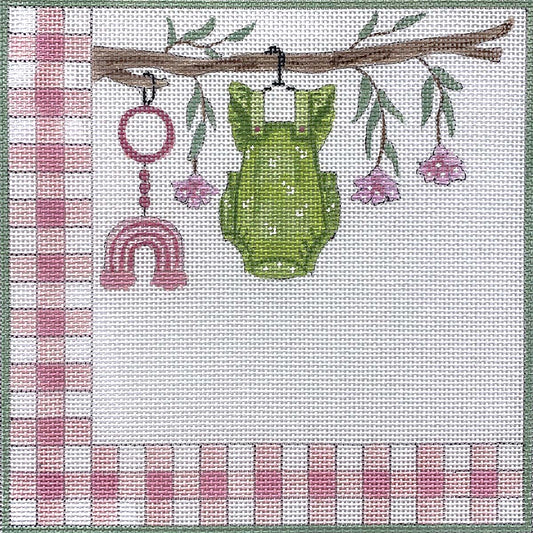 Boho Girl Birth Announcement