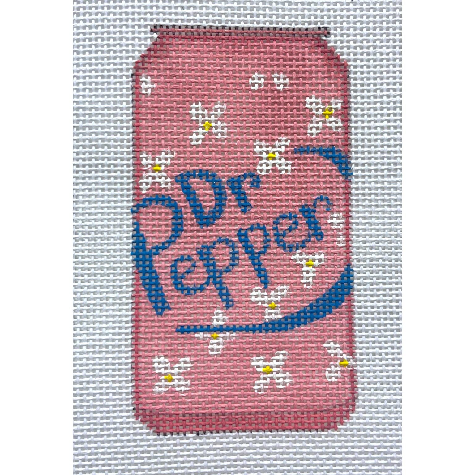 Dr. Pepper With Flowers Can