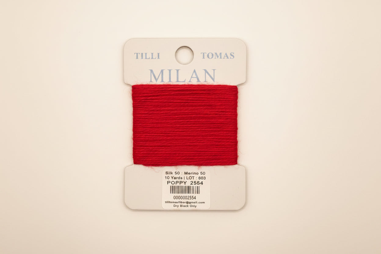 Tilli Tomas Milan Card Poppy