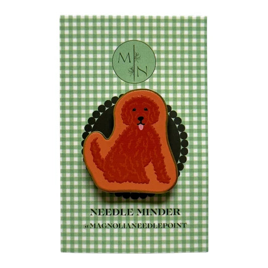 Red Doodle / Poodle Needle Minder