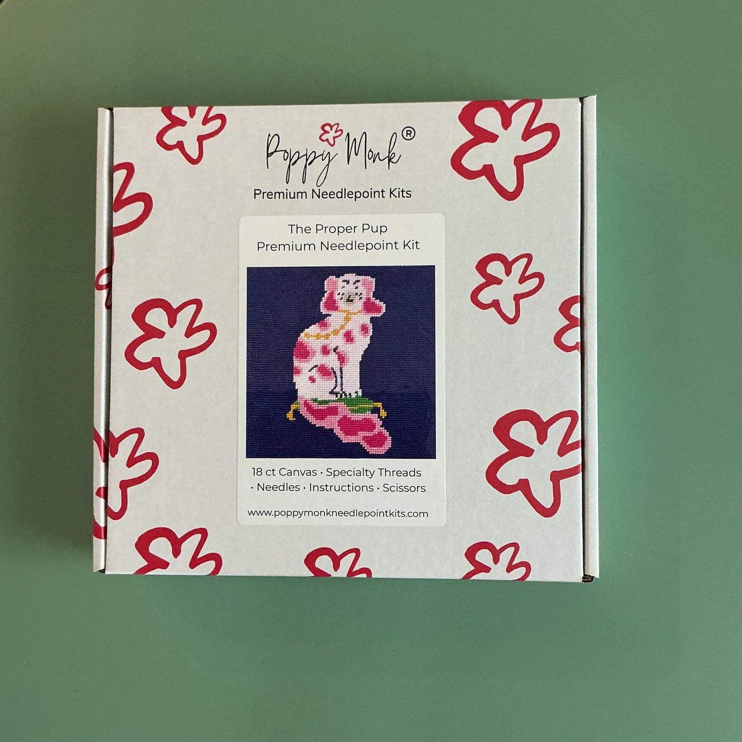 The Proper Pup Needlepoint Kit