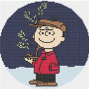 PEANUTS "A Charlie Brown Christmas" - Charlie Brown Holding Tree Round