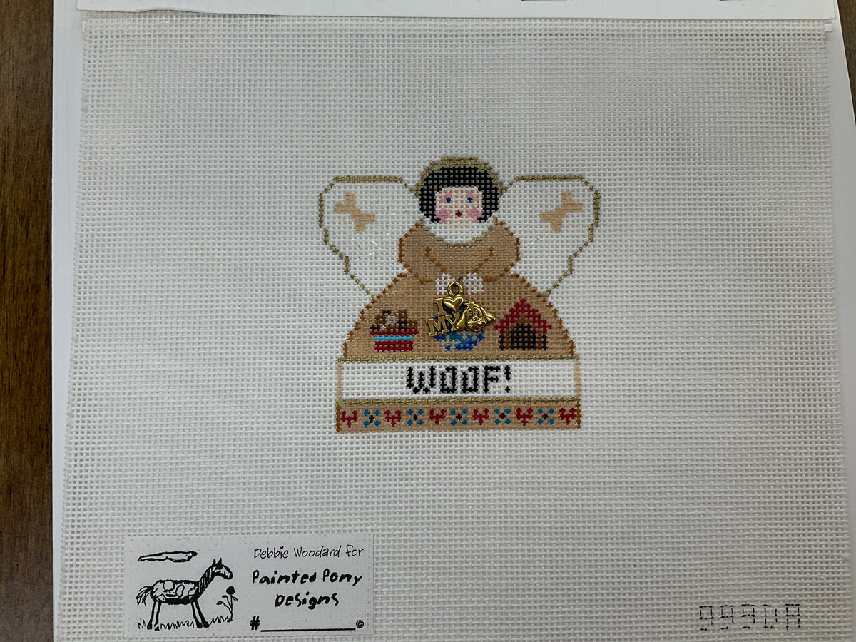 Woof Dog Mini Angel w/Charm