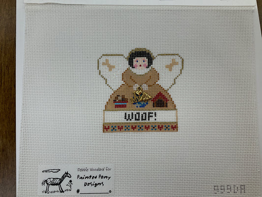 Woof Dog Mini Angel w/Charm