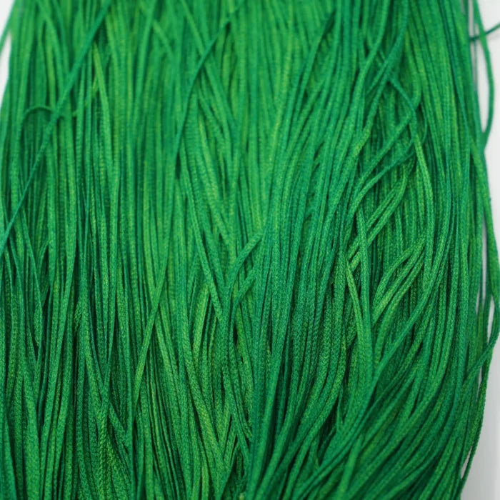 Silk Road Fibers Soie Tissée Christmas Green T-0452