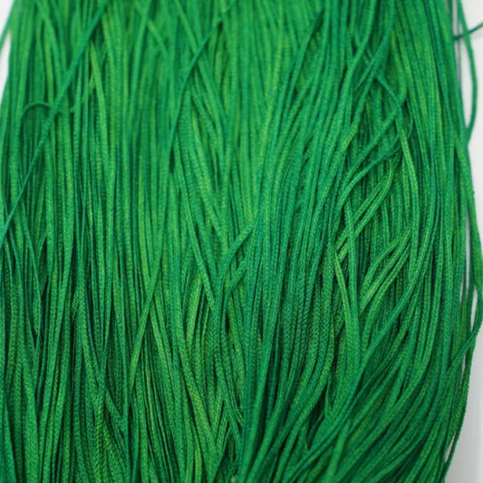 Silk Road Fibers Soie Tissée Christmas Green T-0452