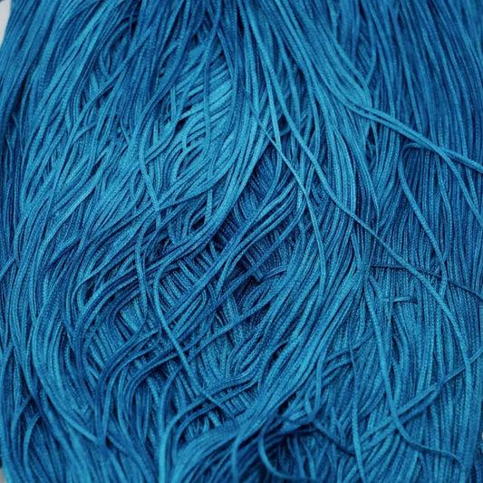 Silk Road Fibers Soie Tissée Blue Lagoon T-0130