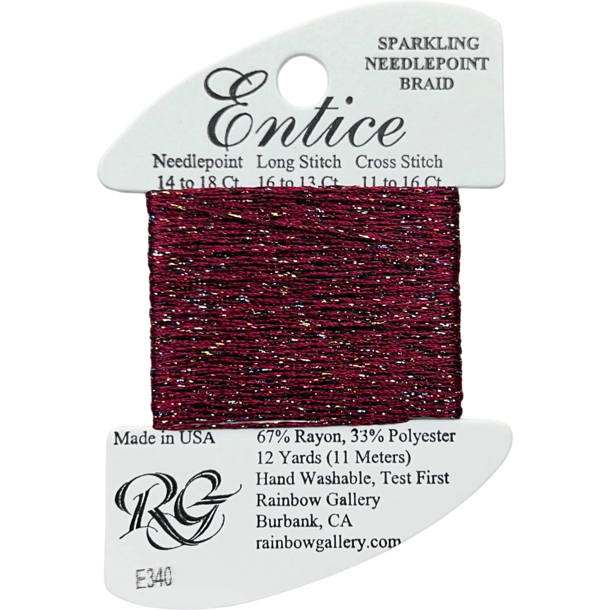 ENTICE E340-MARDI GRAS RED