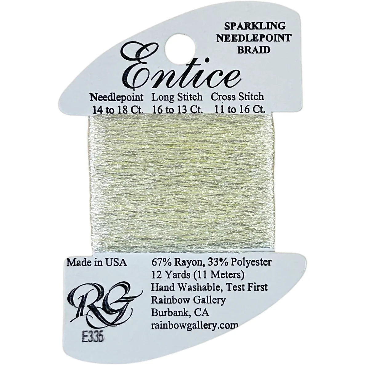 Rainbow Gallery Entice - E335 Yellow Iris