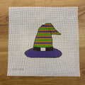 Striped Witch's Hat Ornament