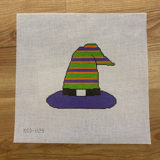 Striped Witch's Hat Ornament