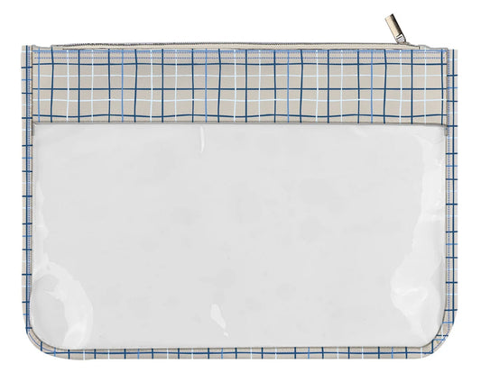 Geometric Mesh Pattern - Medium PVC Project Bag