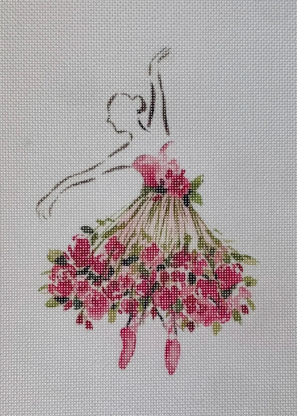 Ballerina w/Flowers ECT876G