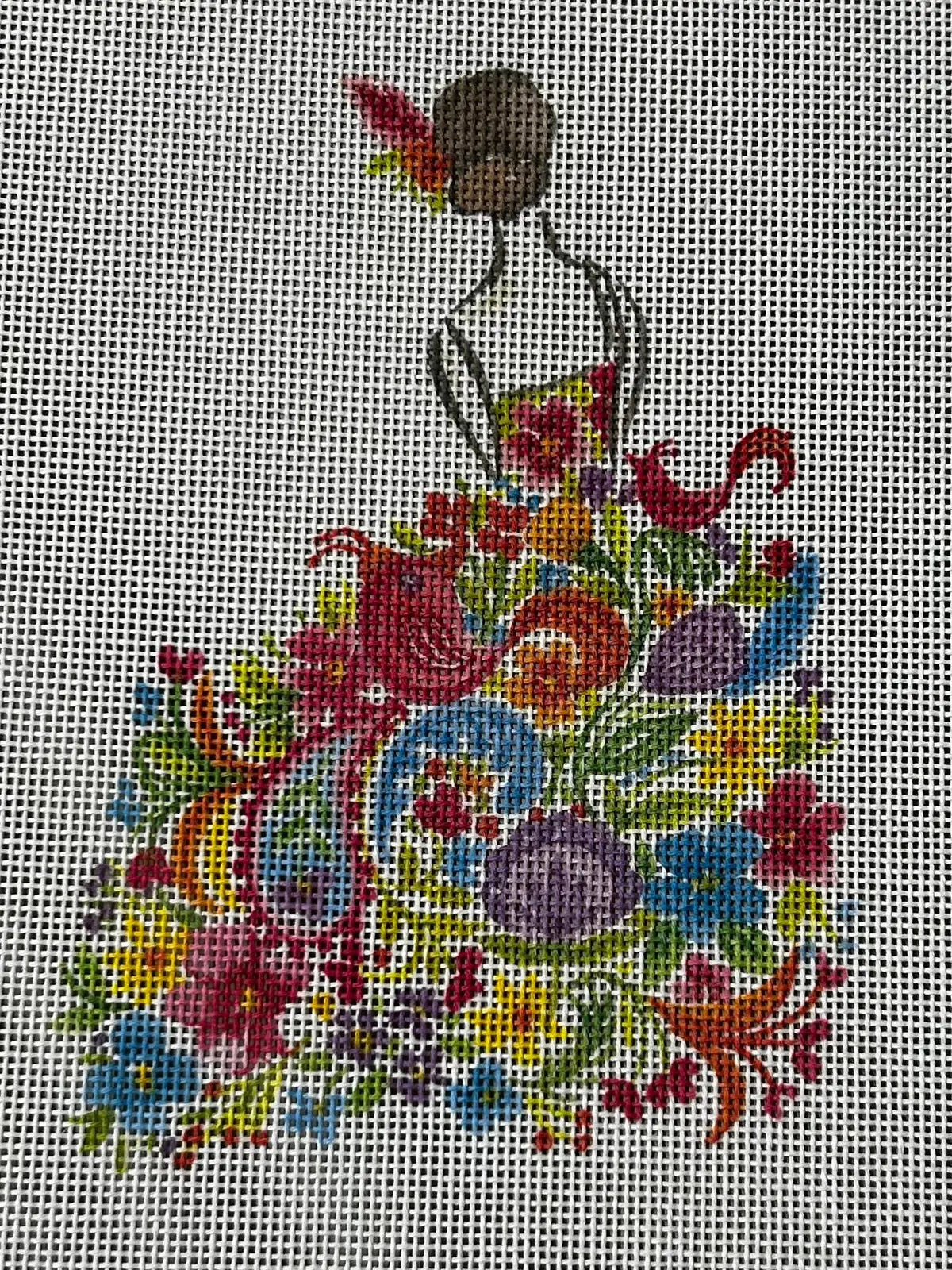 Lady with Pink Bird ECT868B