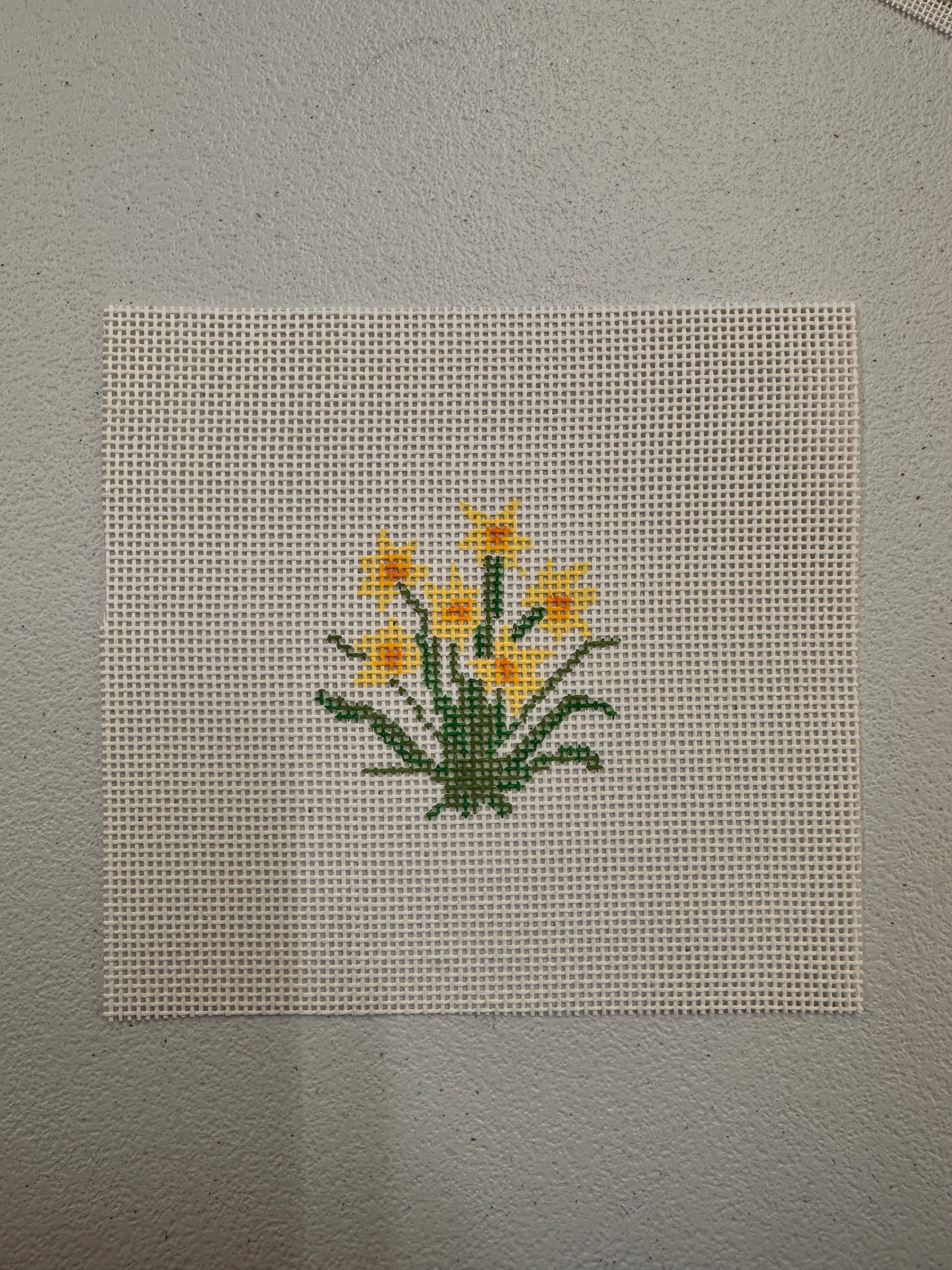 Yellow Flower Needlepoint Kit