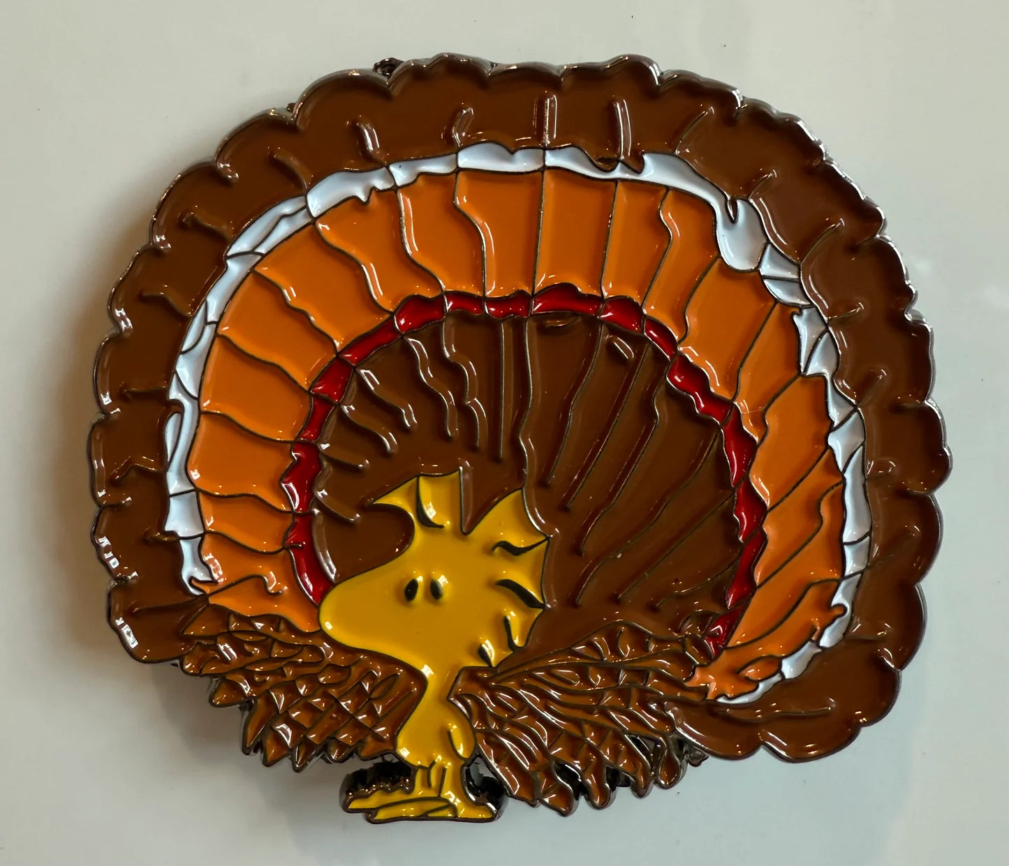 PEANUTS Woodstock as Turkey Enamel Needle Minder