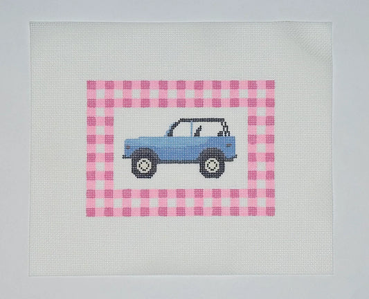 Bronco, Pink Gingham