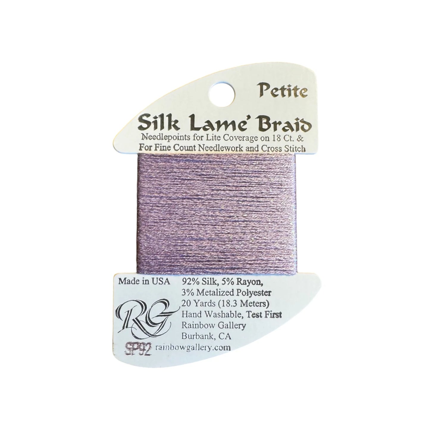 Silk Lame Petite SP92 Lite Lilac