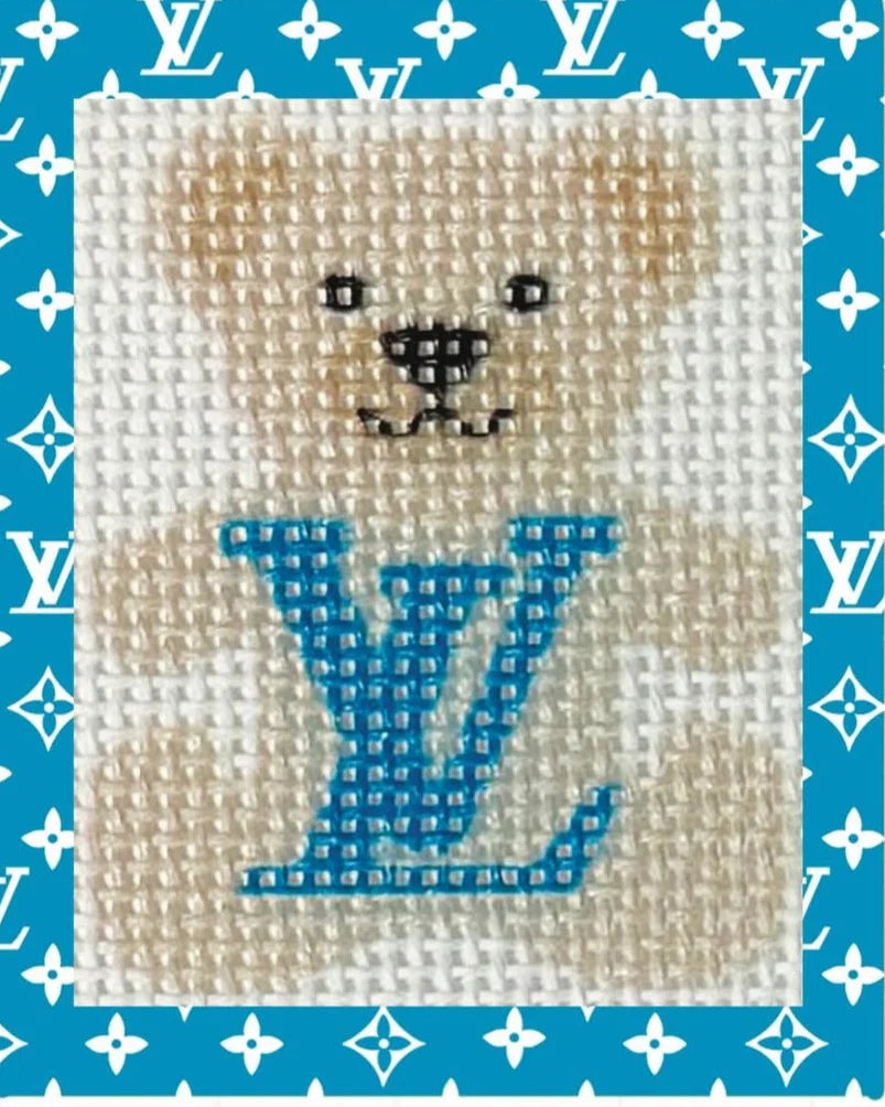 Blue LV Bear