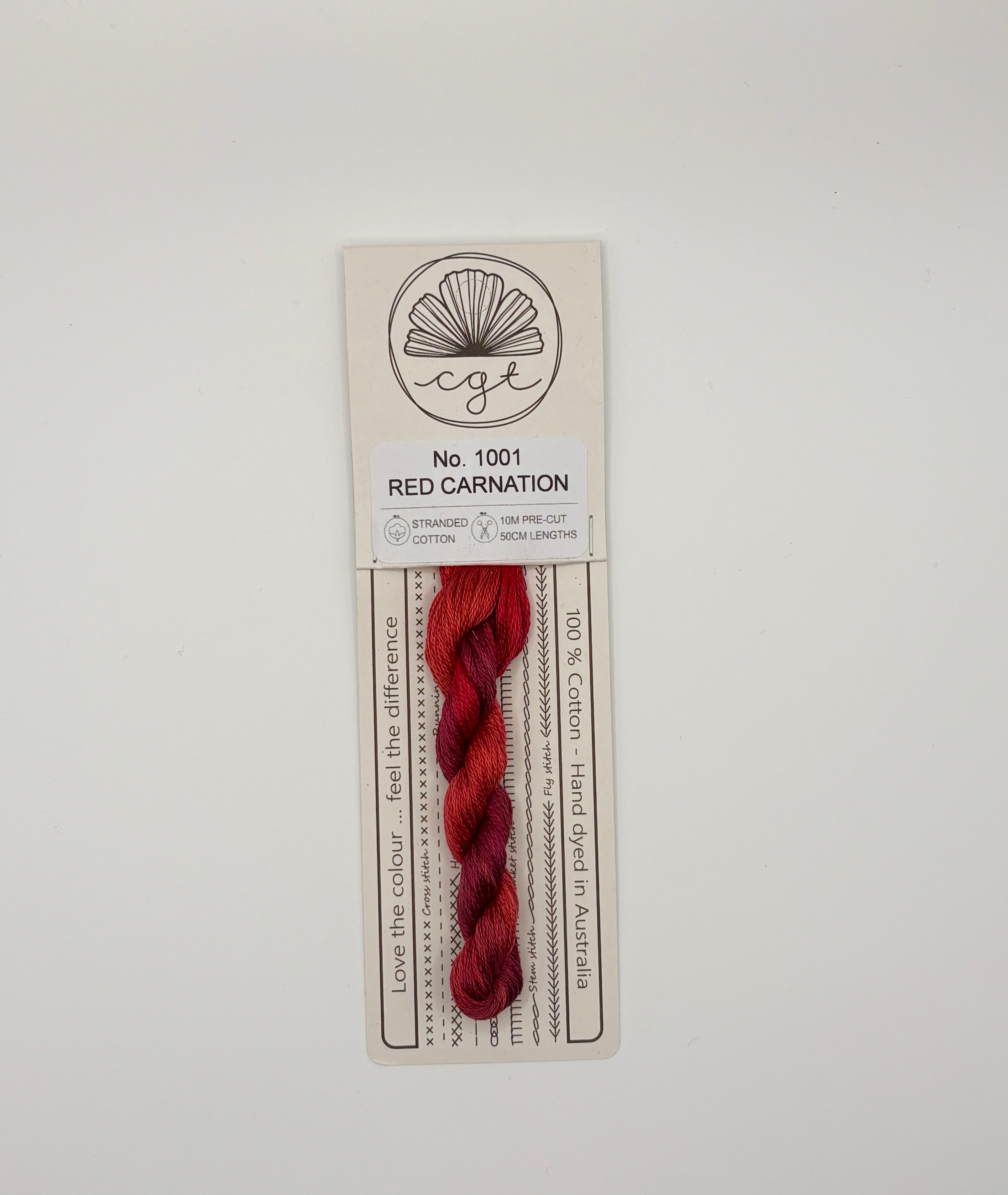 Cottage Garden Threads Red Carnation
