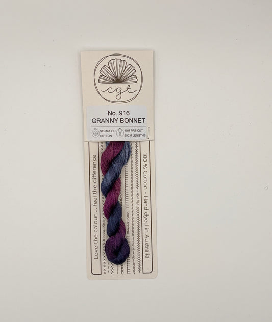 Cottage Garden Thread Granny Bonnet