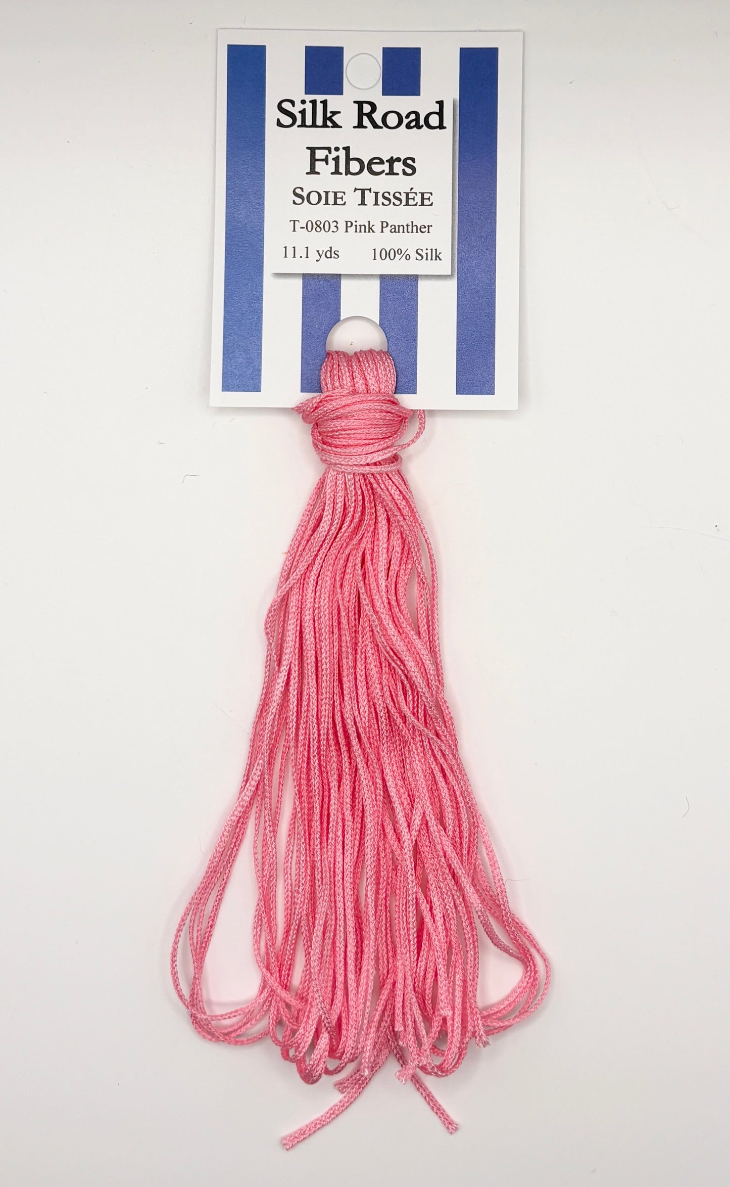 Silk Road Fibers Soie Tissée Pink Panther T-0803